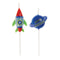 Buy Kids Birthday Outer Space candles, 6 per package sold at Party Expert