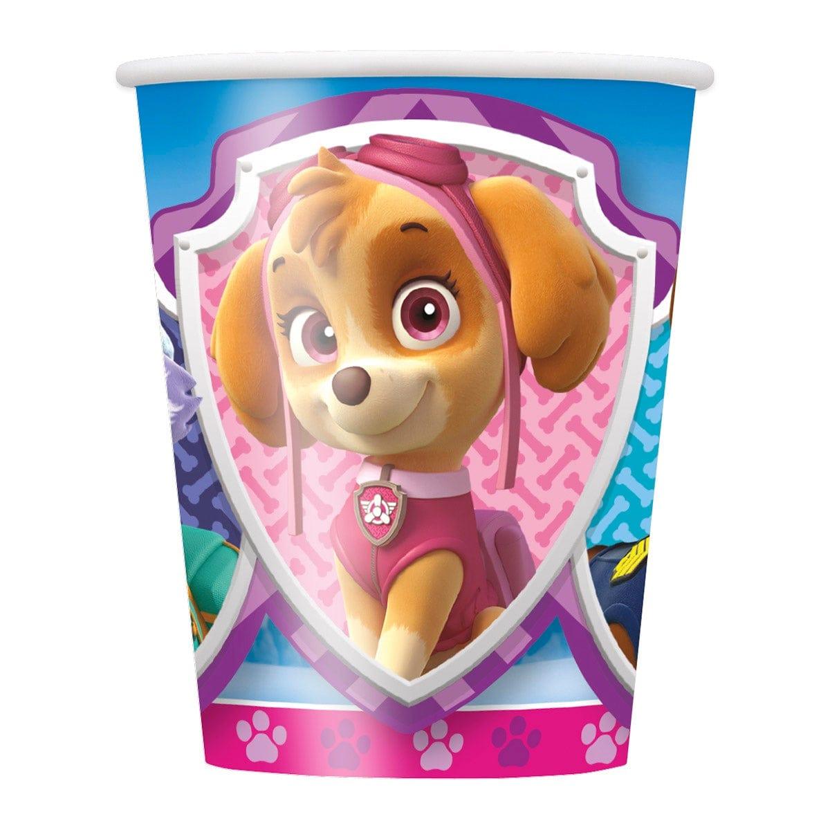 UNIQUE PARTY FAVORS kids Birthday Paw Patrol Girl Cups 9Oz., 8 Count