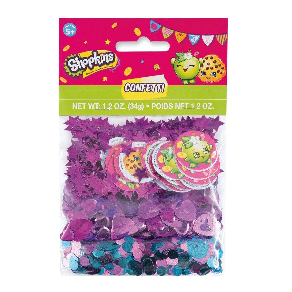 Buy Kids Birthday Shopkins confetti sold at Party Expert