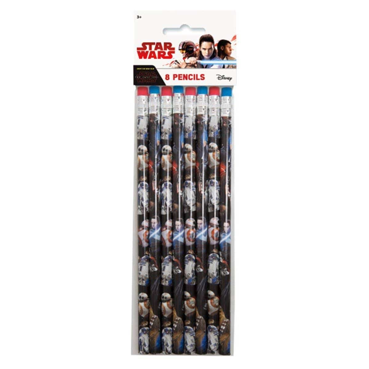 Buy Kids Birthday Star Wars pencils, 8 per package sold at Party Expert