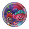 Buy Kids Birthday Trolls World Tour Dessert Plates 7 inches, 8 per package sold at Party Expert