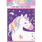 UNIQUE PARTY FAVORS Kids Birthday Unicorn Galaxy Birthday Loot Bags, 8 Count