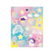 UNIQUE PARTY FAVORS Kids Birthday Unicorn Galaxy Birthday Sticker Sheets, 4 Count