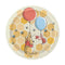 UNIQUE PARTY FAVORS Kids Birthday Winnie the Pooh Dessert Paper Plates, 7 in, 8 Count