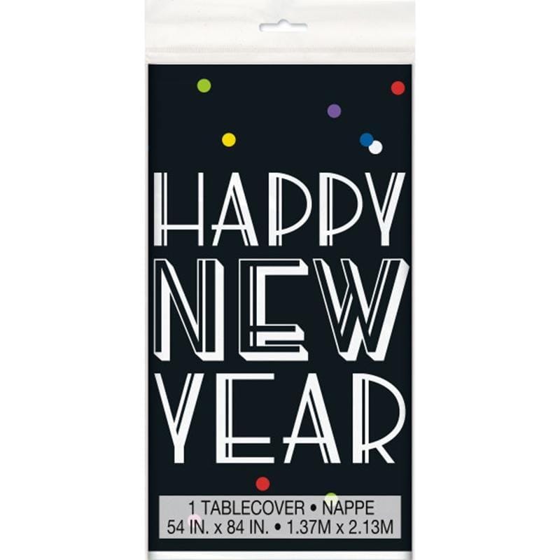 Buy New Year Neon Dots New Year's - Tablecover sold at Party Expert