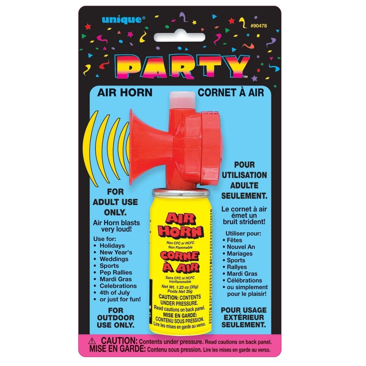 Buy Novelties Air Horn 1.23 Oz. sold at Party Expert