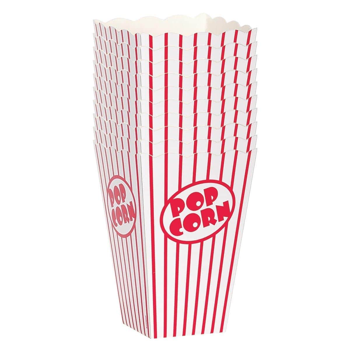 Buy Party Supplies Popcorn Boxes 10/pkg sold at Party Expert