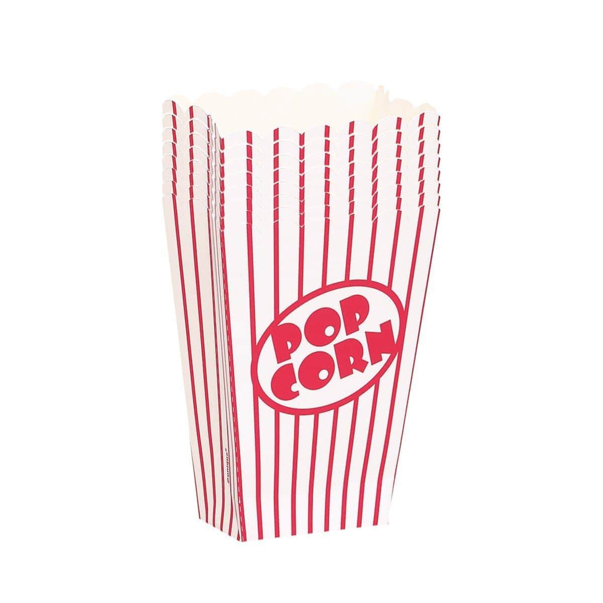 Buy Party Supplies Small Popcorn Boxes 8/pkg sold at Party Expert