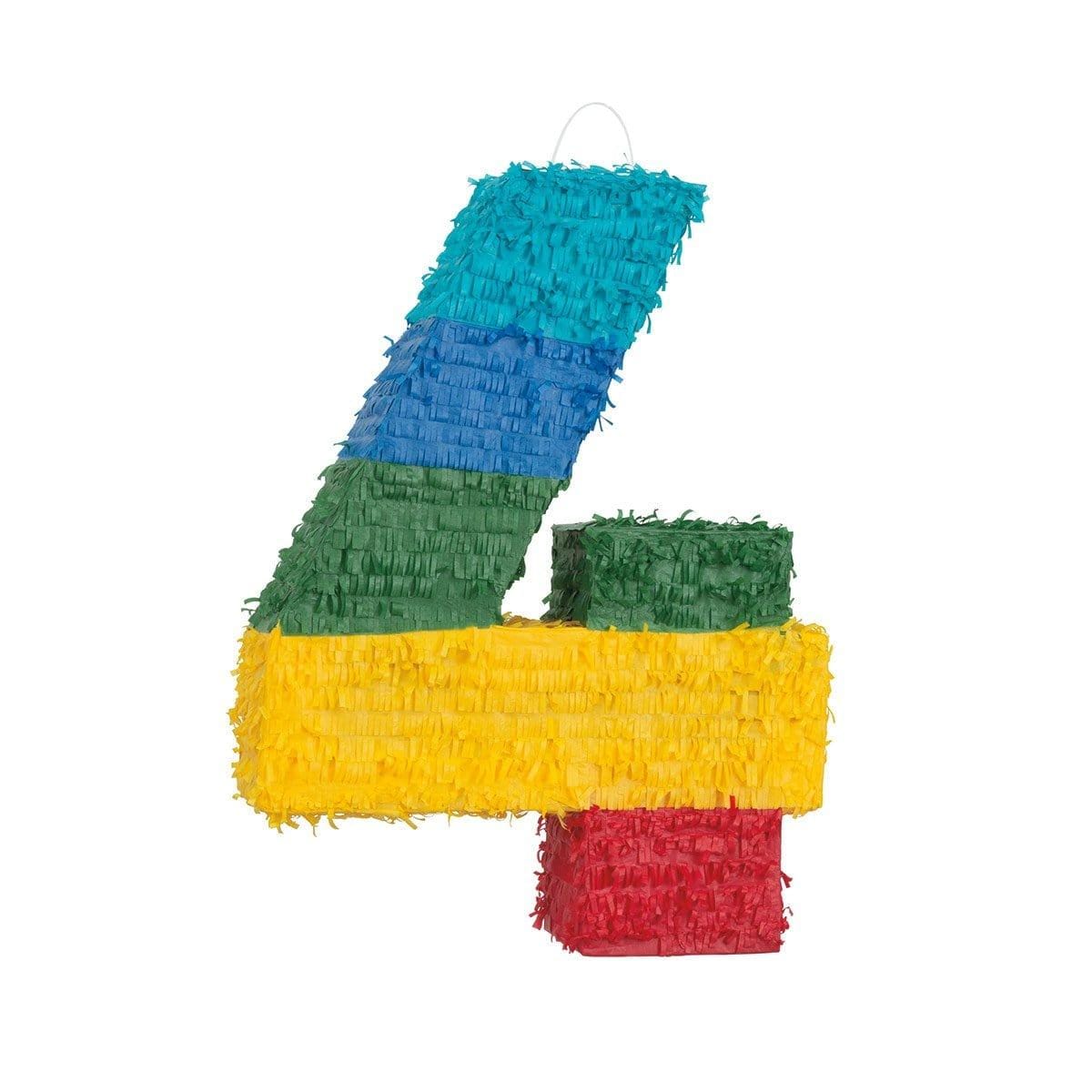 Buy Pinatas Number #4 Pinata sold at Party Expert