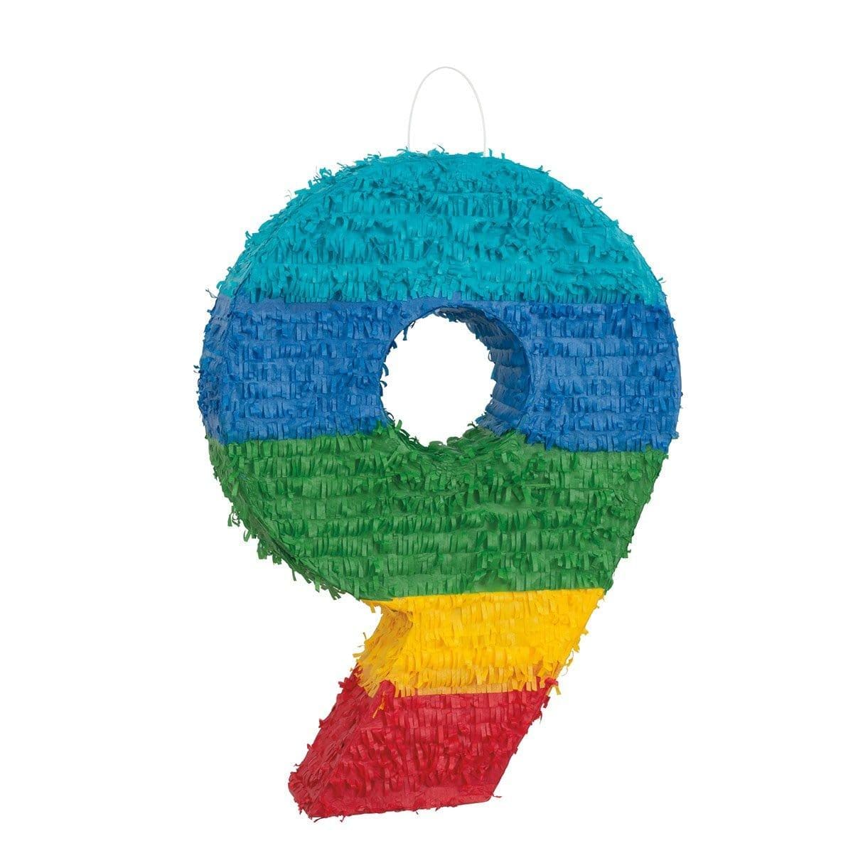 Buy Pinatas Number #9 Pinata sold at Party Expert