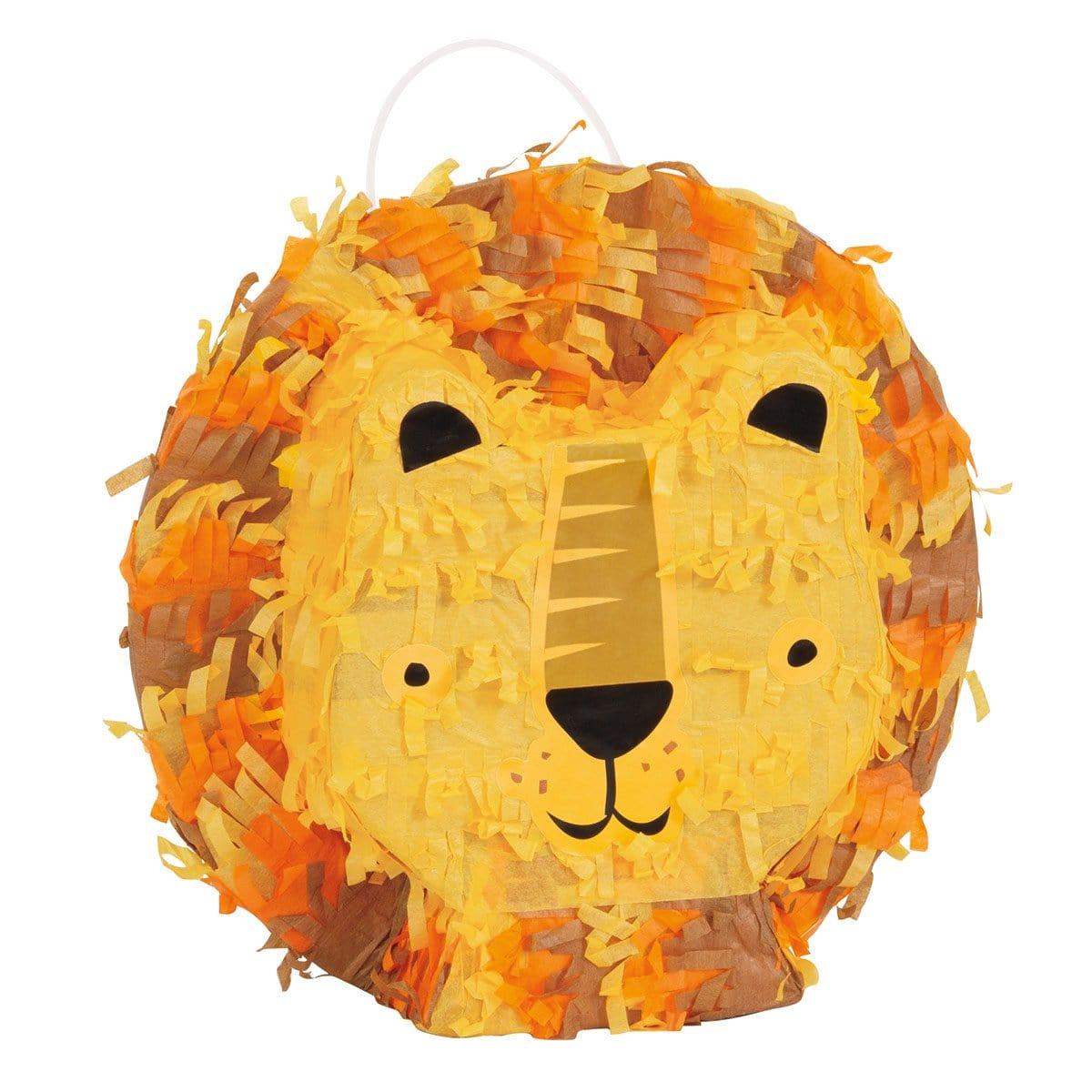 Buy Pinatas Safari Animals Mini Piñata - Lion sold at Party Expert