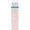 Buy Plasticware Paper Straw With Stripes 10/pkg - Light Pink sold at Party Expert