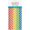 Buy Plasticware Paper Straw With Stripes 40/pkg - Assorted sold at Party Expert