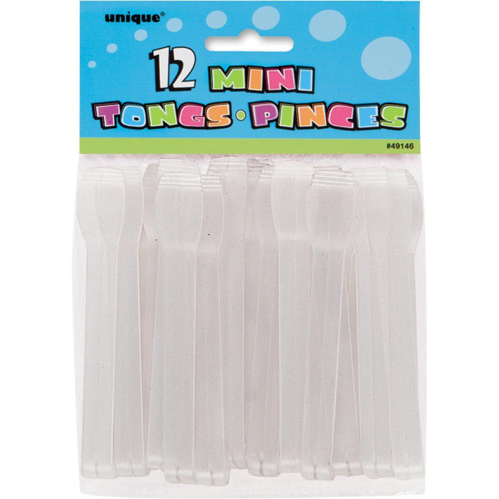 Buy Plasticware Plastic Tongs - Clear 12/pkg. sold at Party Expert