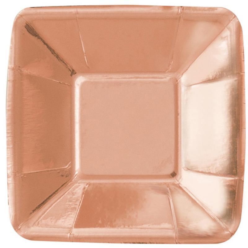 Buy Plasticware Rose Gold - Appetizer Plate 5 In. 8/pkg sold at Party Expert