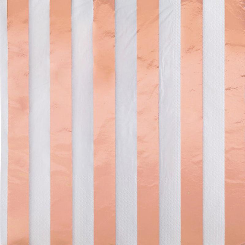 Buy Plasticware Rose Gold - Lunch Napkins 16/pkg sold at Party Expert