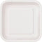Buy Plasticware Square Paper Plates 7 In. - Bright White 16/pkg. sold at Party Expert