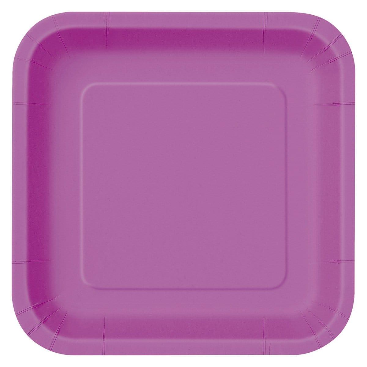 Square Paper Plates 9 In Pretty Purple 14 pkg Party Expert Square paper plates 9 in pretty purple 14 pkg party expert