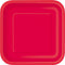 Buy Plasticware Square Paper Plates 9 In. - Ruby Red 14/pkg. sold at Party Expert