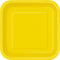 Buy Plasticware Square Paper Plates 9 In. - Sunflower Yellow 14/pkg. sold at Party Expert