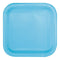 Buy Plasticware Square Plates - Caribbean Blue 7 in. 16/pkg sold at Party Expert