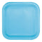 Buy Plasticware Square Plates - Caribbean Blue 7 in. 16/pkg sold at Party Expert