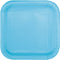 Buy Plasticware Square Plates - Caribbean Blue 9 in. 14/pkg sold at Party Expert