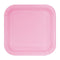 Buy Plasticware Square Plates - Lovely Pink 7 in. 16/pkg sold at Party Expert