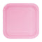Buy Plasticware Square Plates - Lovely Pink 7 in. 16/pkg sold at Party Expert