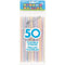 Buy Plasticware Striped Flex Straws 50/pkg sold at Party Expert