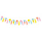 UNIQUE PARTY FAVORS Summer Ice Cream Party Garland with Tassels, 72 Inches, 1 Count 011179167500