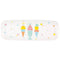 UNIQUE PARTY FAVORS Summer Ice Cream Party Plastic Serving Tray, 17,5 x 6,5 Inches, 1 Count