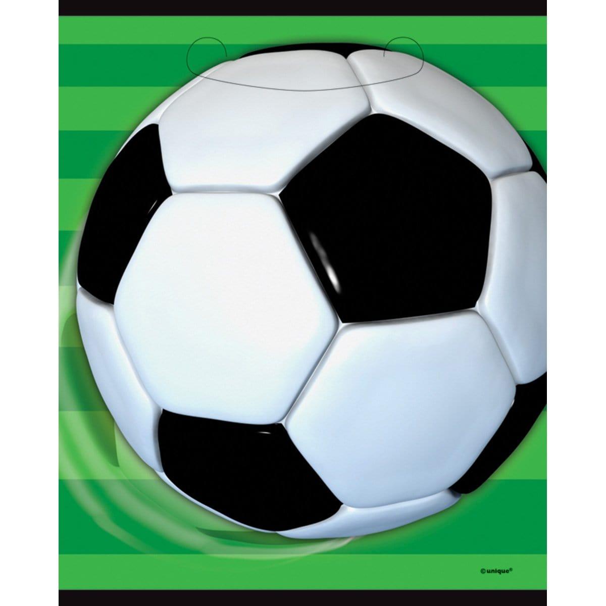 Buy Theme Party 3D Soccer Favor Bags, 8 per Package sold at Party Expert