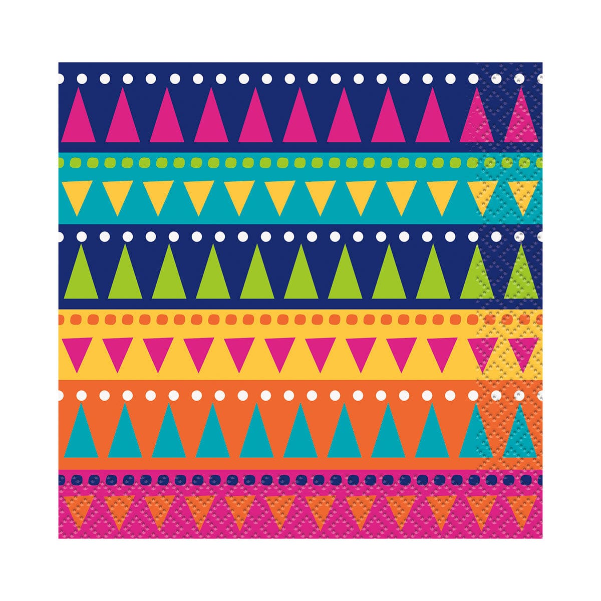 UNIQUE PARTY FAVORS Theme Party Boho Fiesta Beverage Paper Napkins, 24 Count