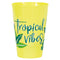 UNIQUE PARTY FAVORS Theme Party Tropical Leaves Plastic Cups, 16 oz, 6 Count