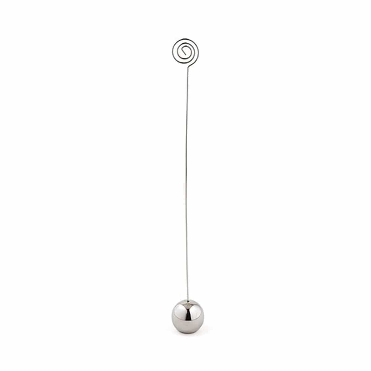 Buy Wedding Round Table Number Holder 6/pkg - Silver sold at Party Expert