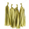 Buy Decorations Tassels Garland Silk Paper Assembled 10/Pkg - Gold sold at Party Expert