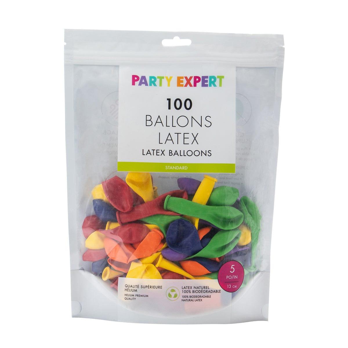 WIDE OCEAN INTERNATIONAL TRADE BEIJING CO., LTD Balloons Assorted Latex Balloon 5 Inches, 100 Count
