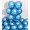 Buy Balloons Blue Latex Balloon 12 Inches, Chrome Collection, 72 Count sold at Party Expert