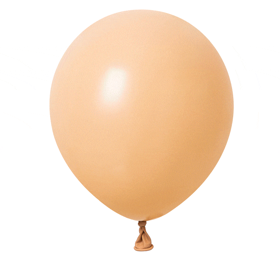WIDE OCEAN INTERNATIONAL TRADE BEIJING CO., LTD Balloons Blush Nude Latex Balloon 5 Inches, 100 Count 810077656396