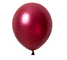 WIDE OCEAN INTERNATIONAL TRADE BEIJING CO., LTD Balloons Burgundy Latex Balloon 12 Inches, Pearl Collection, 15 Count 810077652596