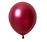 WIDE OCEAN INTERNATIONAL TRADE BEIJING CO., LTD Balloons Burgundy Latex Balloon 5 Inches, Pearl Collection, 100 Count 810077652626