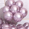 WIDE OCEAN INTERNATIONAL TRADE BEIJING CO., LTD Balloons Light Purple Latex Balloon 5 Inches, Chrome Collection, 100 Count 810064198564