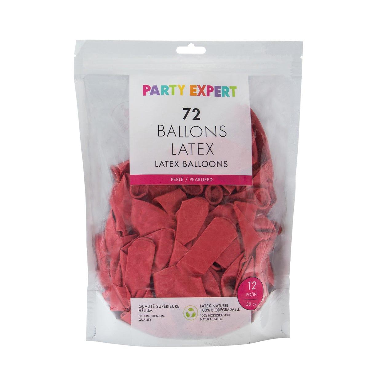 Ballons Rouge Dégradé 15 Ballons Latex Rouge Dégradé Amscan - 30cm ...