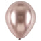 Buy Balloons Rosegold Latex Balloon 12 Inches, Chrome Collection, 15 Count sold at Party Expert