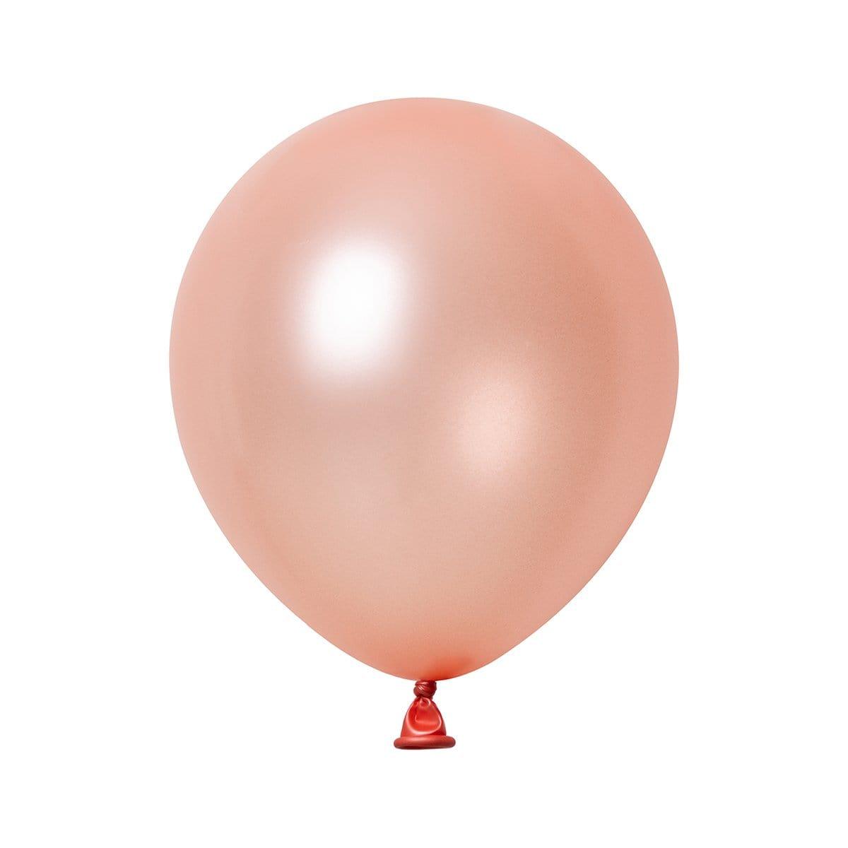 Buy Balloons Rosegold Latex Balloon 5 Inches, pearl collection, 100 Count sold at Party Expert