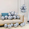 Buy Balloons Silver Latex Balloon 5 Inches, Chrome Collection, 100 Count sold at Party Expert