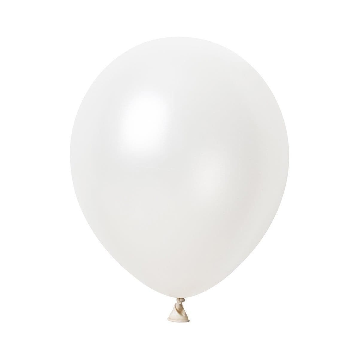 Buy Balloons White Latex Balloon 5 Inches, Pearl Collection, 100 Count sold at Party Expert