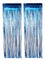 WIDE OCEAN INTERNATIONAL TRADE BEIJING CO., LTD Decorations Blue Foil Fringe Curtain, 2 Count 810064199967