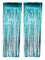 Buy Decorations Caribbean Blue Foil Fringe Curtain, 2 Count sold at Party Expert